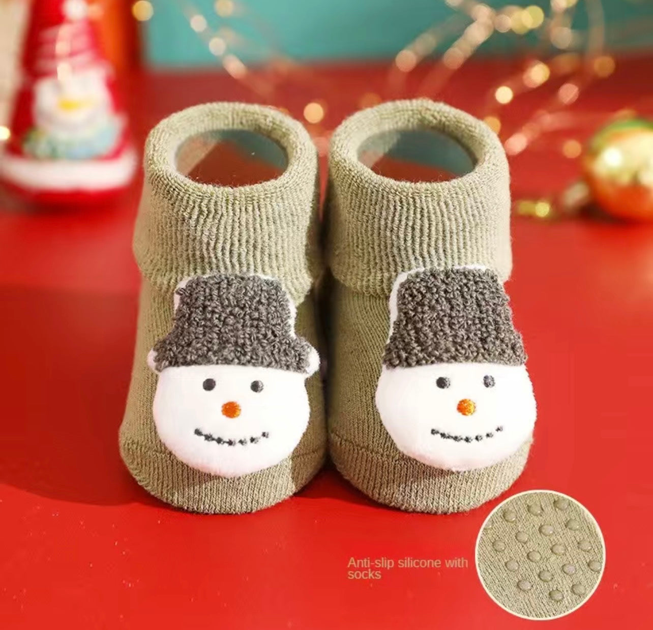 Snowman Anti-Skid Socks
