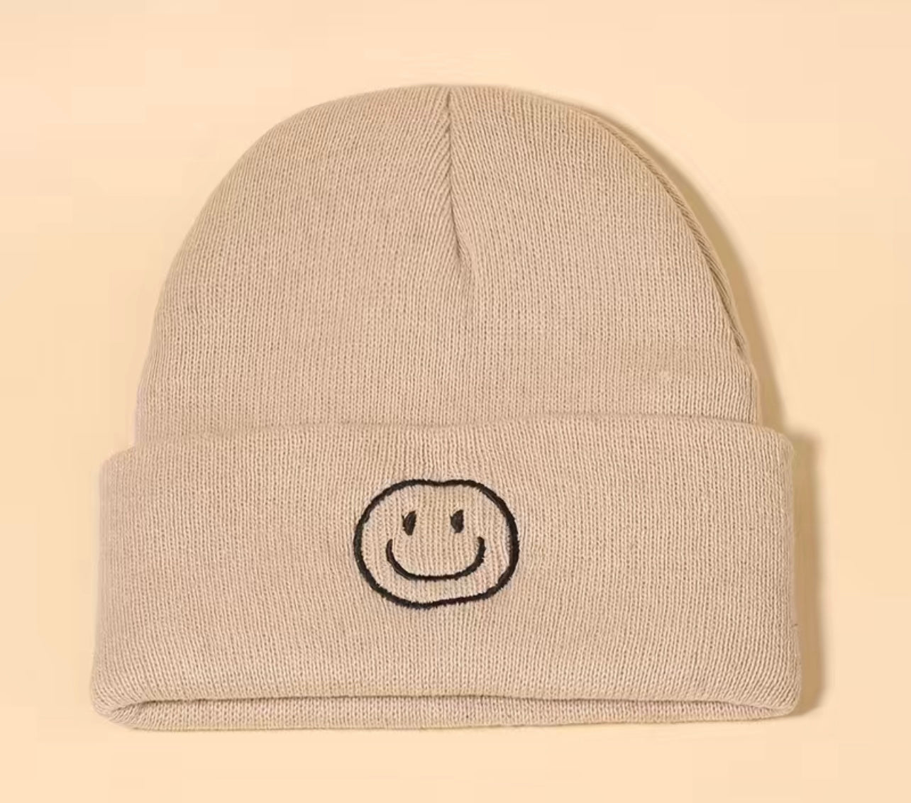 Tan Smiley Hat