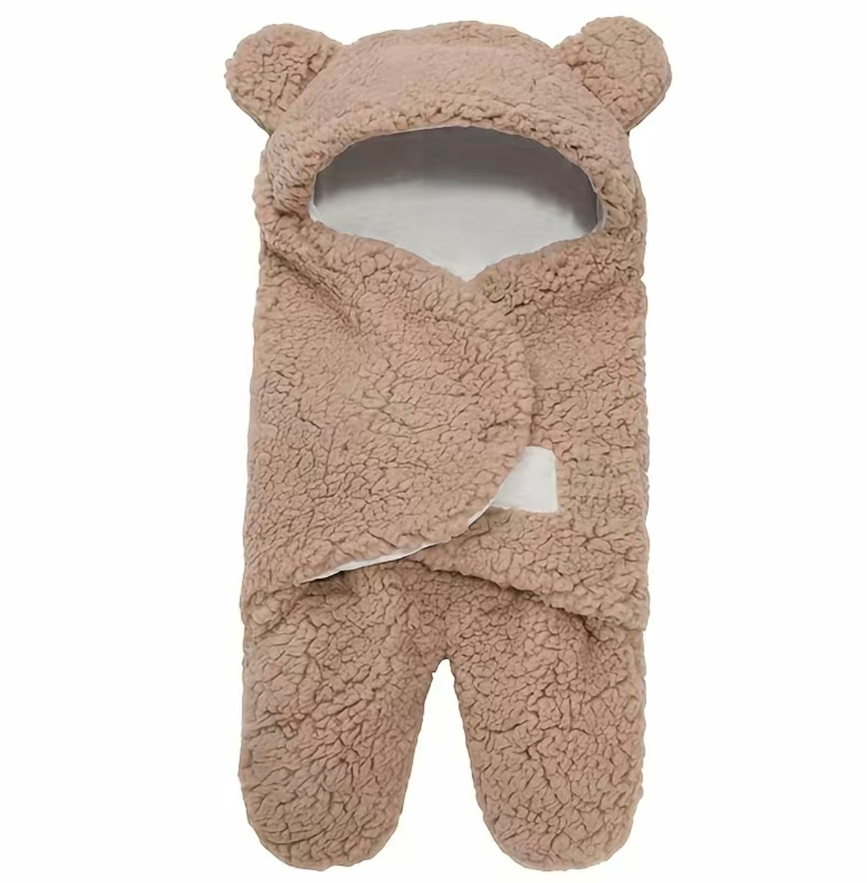 Brown Teddy Swaddle